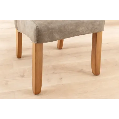 Invicta Krzesło CASA mikrofibra taupe 45cm / 46553
