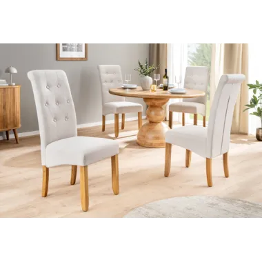 Invicta Krzesło CASA tkanina beż 45cm / 48356