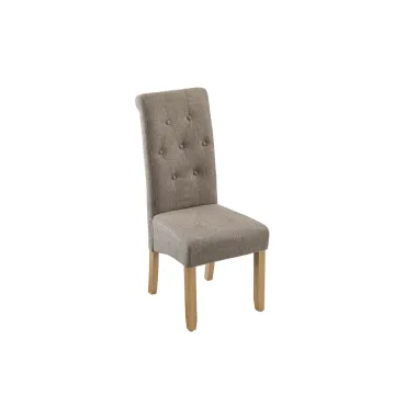 Invicta Krzesło CASA tkanina teksturowa taupe 45cm / 48650