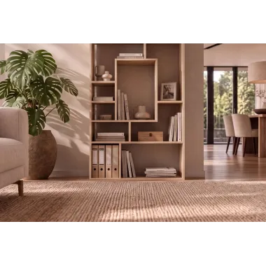 Invicta Regał MAKASSAR naturalne mango 80 x 180 x 25cm / 48653