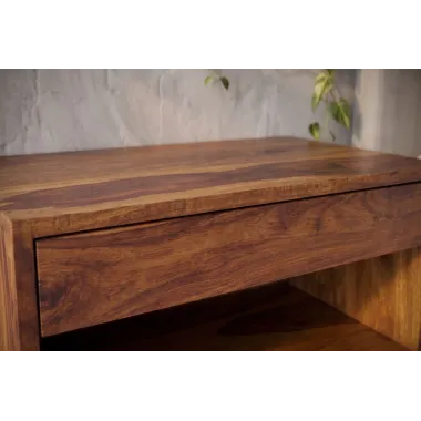 Invicta Szafka nocna LAGOS wisząca sheesham 50 x 25 x 35cm / 43943