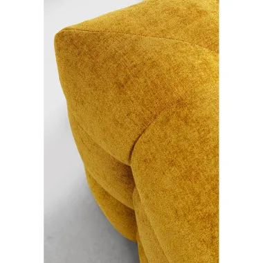 Kare Sofa SALAMANCA żółte chenille 240 x 70 x 107cm / 87347