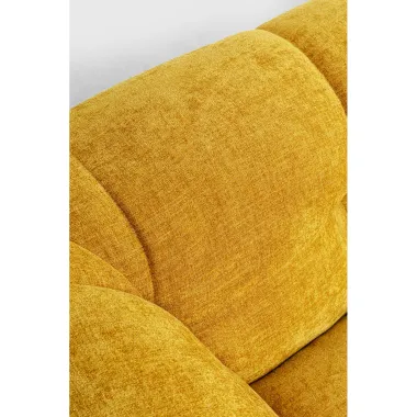 Kare Sofa SALAMANCA żółte chenille 240 x 70 x 107cm / 87347