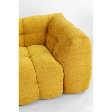 Kare Sofa SALAMANCA żółte chenille 240 x 70 x 107cm / 87347