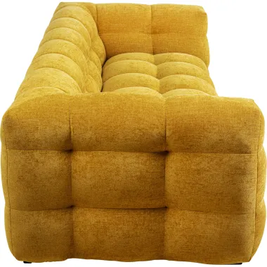 Kare Sofa SALAMANCA żółte chenille 240 x 70 x 107cm / 87347