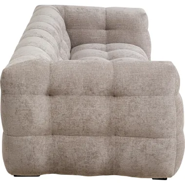 Kare Sofa SALAMANCA szaro brązowy chenille 240 x 70 x 107cm / 87346
