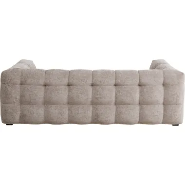 Kare Sofa SALAMANCA szaro brązowy chenille 240 x 70 x 107cm / 87346