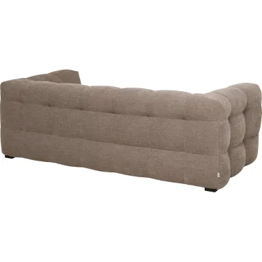 Kare Sofa SALAMANCA szaro brązowy chenille 208 x 70 x 105cm / 88018