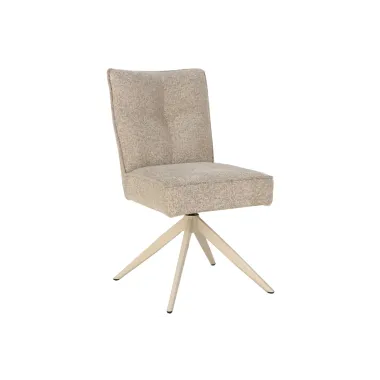 Invicta Krzesło obrotowe LUGANO 360° taupe chenille 47 x 88 x 51cm / 49066
