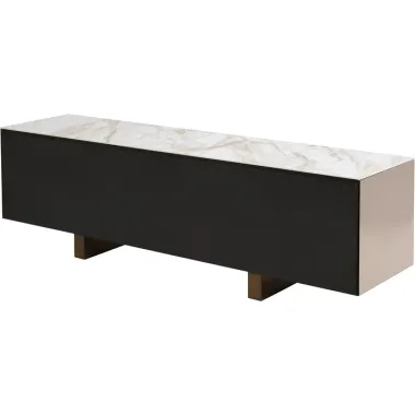 Kare Szafka TV LUNAR szklany beż 180 x 43 x 45cm / 70134