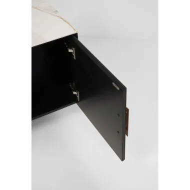Kare Szafka TV LUNAR szklany beż 180 x 43 x 45cm / 70134