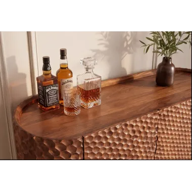 Invicta Barek ADLON 3D brązowe mango 138 x 141 x 42cm / 48821