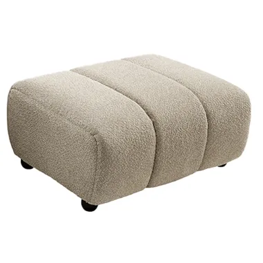 Invicta Pufa ADLON bouclé szampański beż 100 x 42 x 75cm / 44176