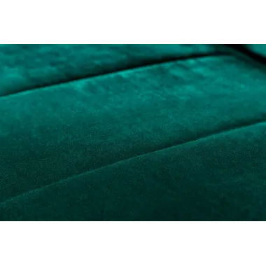 Invicta Sofa Divani rozkładana szmaragdowozielony aksamit 220cm / 40090