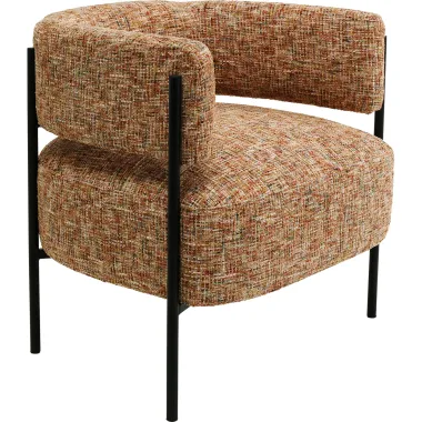 Kare Fotel tapicerowany LILJA MELANGE 76 x 73 x 66cm / 70834
