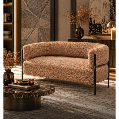 Kare Sofa tapicerowana LILJA MELANGE 134 x 73 x 68cm / 70835