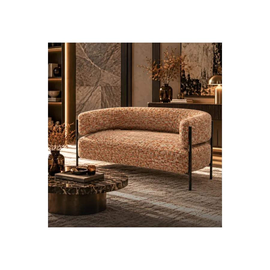 Kare Sofa tapicerowana LILJA MELANGE 134 x 73 x 68cm / 70835