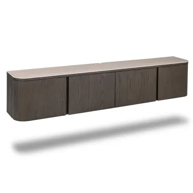 Szafka TV NANDO brązowa 179 x 35 x 30cm / 216449