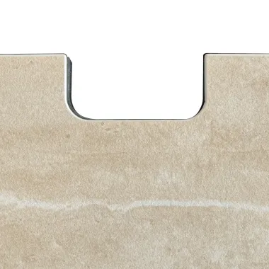 Szafka TV LACHANCE brązowa fornir dębowy 220 x 35 x 30cm / 213740