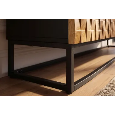 Invicta Komoda SHADES 3D mango odcienie brązu 180 x  77 x 38cm / 49604
