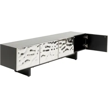 Kare Szafka TV CALDERA chrome 180 x 30 x 40cm / 70129