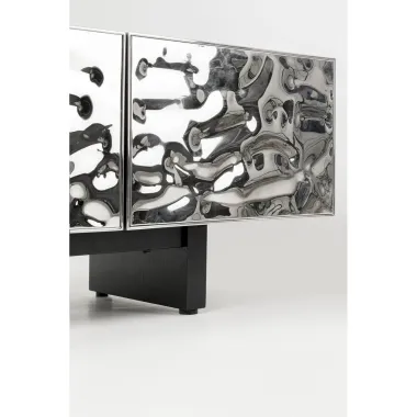 Kare Szafka TV CALDERA chrome 180 x 30 x 40cm / 70129