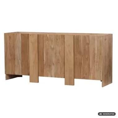 Wohnling Komoda MAMMUT ACACIA NATURA 165 x 75 x 45cm / WL7.909