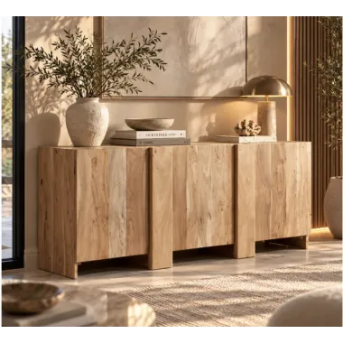 Wohnling Komoda MAMMUT ACACIA NATURA 165 x 75 x 45cm / WL7.909