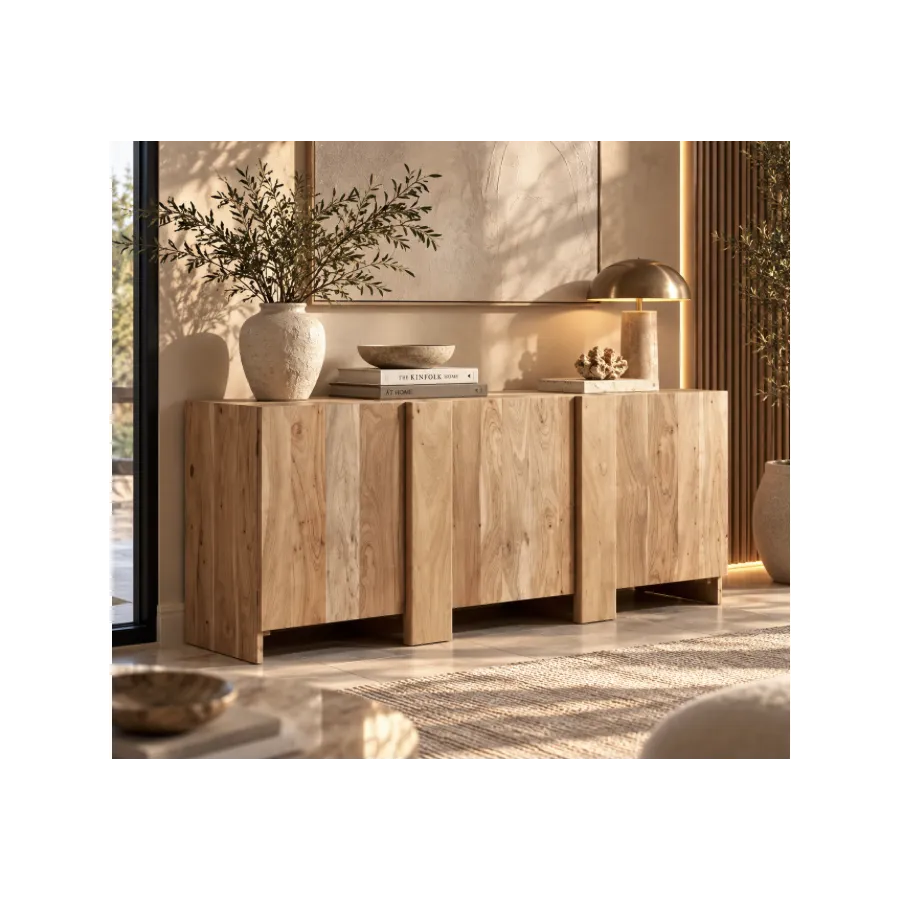 Wohnling Komoda MAMMUT ACACIA NATURA 165 x 75 x 45cm / WL7.909