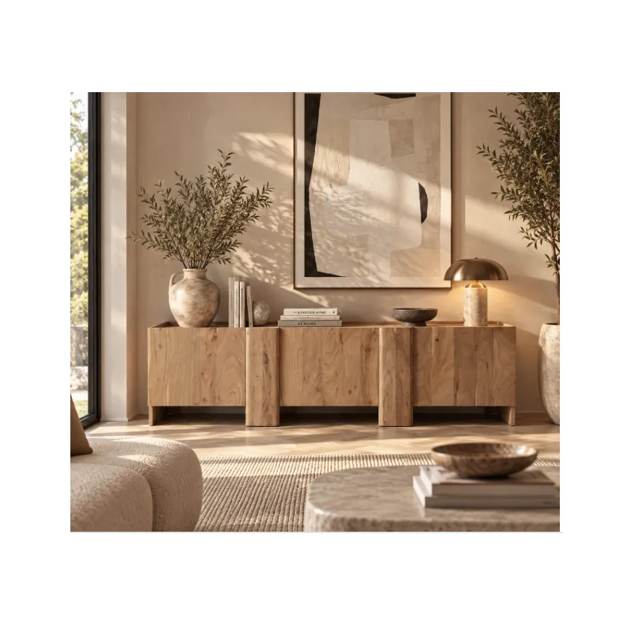 Wohnling Komoda MAMMUT ACACIA NATURA 165 x 50 x 45cm / WL7.911