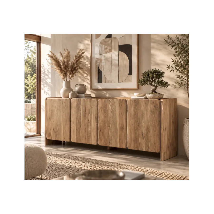 Wohnling Komoda MAMMUT ACACIA NATURA 185 x 75 x 45cm / WL7.910