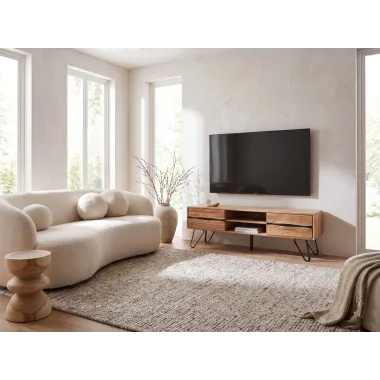 Wohnling Szafka TV MAMMUT Akazie 160 x 50 x 45cm / WL7.784