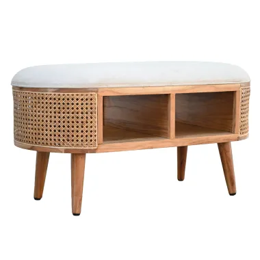 Wohnling Ławka WIENER z plecionką wiedeńską 90 x 45 x 45cm / WL7.439