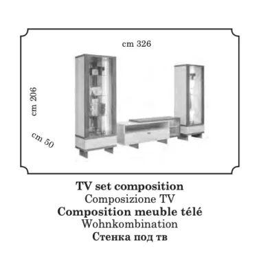 FUTURA Włoska Szafka TV 326 x 206 x 50cm / FutSzafTV326