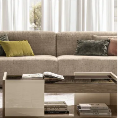 FUTURA Włoska Sofa tapicerowana 3 osobowa kat. B 240 x 75 x 95cm / FutSofB240