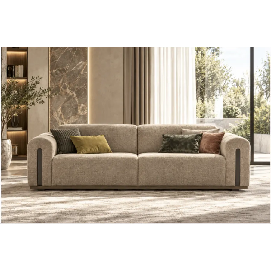 FUTURA Włoska Sofa tapicerowana 3 osobowa kat. E 240 x 75 x 95cm / FutSofE240