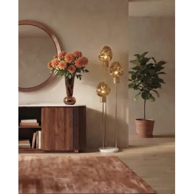 Kare Lampa stojąca SUPERNOVA AMBER gold / 57296