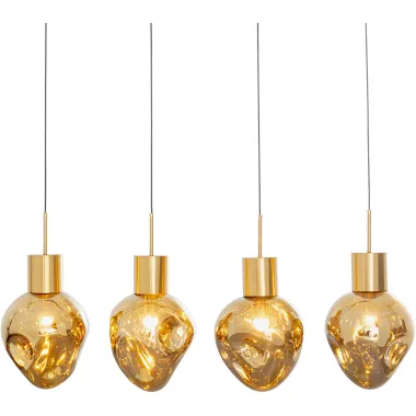 Kare Lampa wisząca SUPERNOVA AMBER gold / 56424