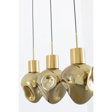 Kare Lampa wisząca SUPERNOVA AMBER gold / 56424
