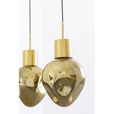Kare Lampa wisząca SUPERNOVA AMBER gold / 56424