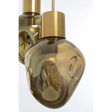 Kare Lampa wisząca SUPERNOVA AMBER gold / 56425