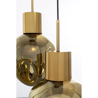 Kare Lampa wisząca SUPERNOVA AMBER gold / 56425