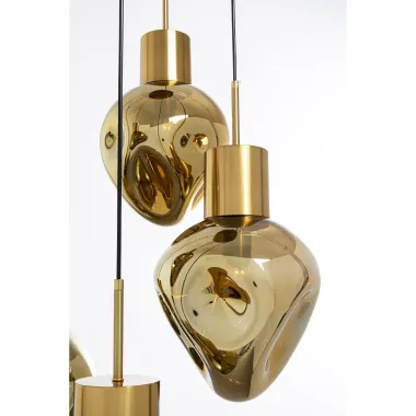 Kare Lampa wisząca SUPERNOVA AMBER gold / 56424