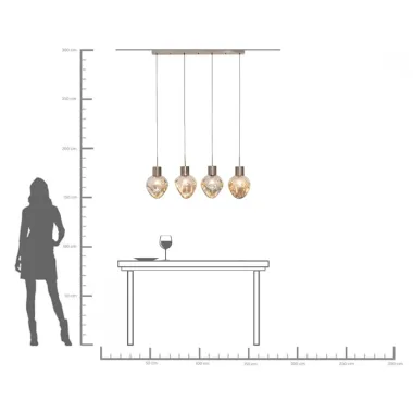 Kare Lampa wisząca SUPERNOVA SMOKY / 56421