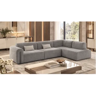 FUTURA Włoska Sofa narożna kompozycja 2 kat. E 310 x 75 x 190cm / FutSofNE310/190