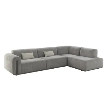 FUTURA Włoska Sofa narożna kompozycja 3 kat. E 365 x 75 x 285cm / FutSofNB310/190