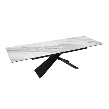 Invicta Stół do jadalni EUPHORIA ceramika Carrara oro optyka marmuru 180-220-260cm / 49619