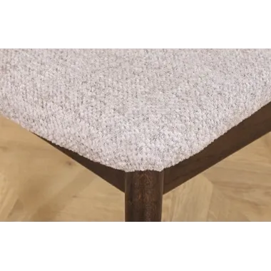 Invicta Krzesło VALHALLA WOOD tkanina strukturalna beżowa / 48921