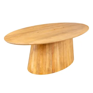 Invicta Stół do jadalni ART DECO oval mango 220 x 77 x 110cm / 47608