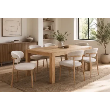 Invicta Stół drewniany MAKASSAR fix mango 160 x 76 x 90cm / 48651